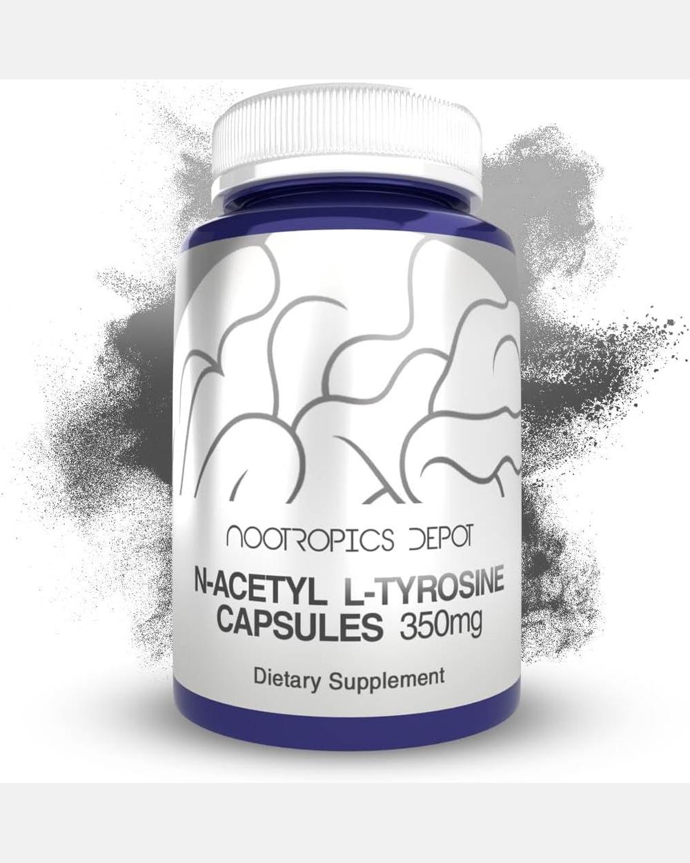 N-Acetyl L-Tyrosine 350mg 120 Cápsulas | Nootropics Depot