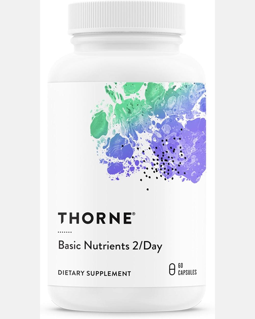 Basic Nutrients 2/Day Multivitamínico Diario Completo 60 Cápsulas Thorne