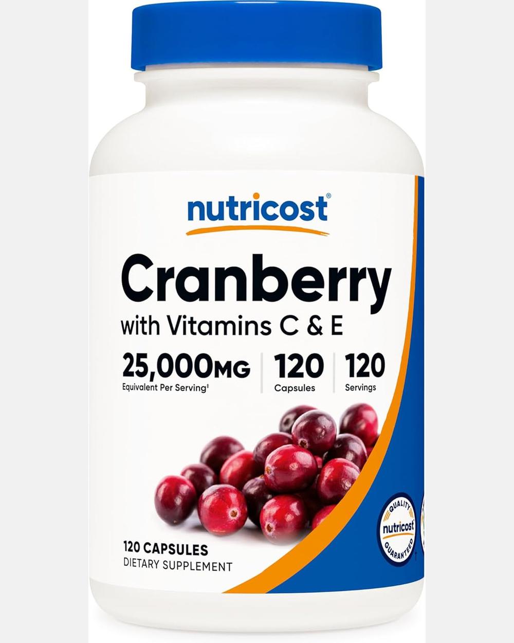 Cranberry Extract | 25.000 mg Equivalentes | 120 Cápsulas - Nutricost