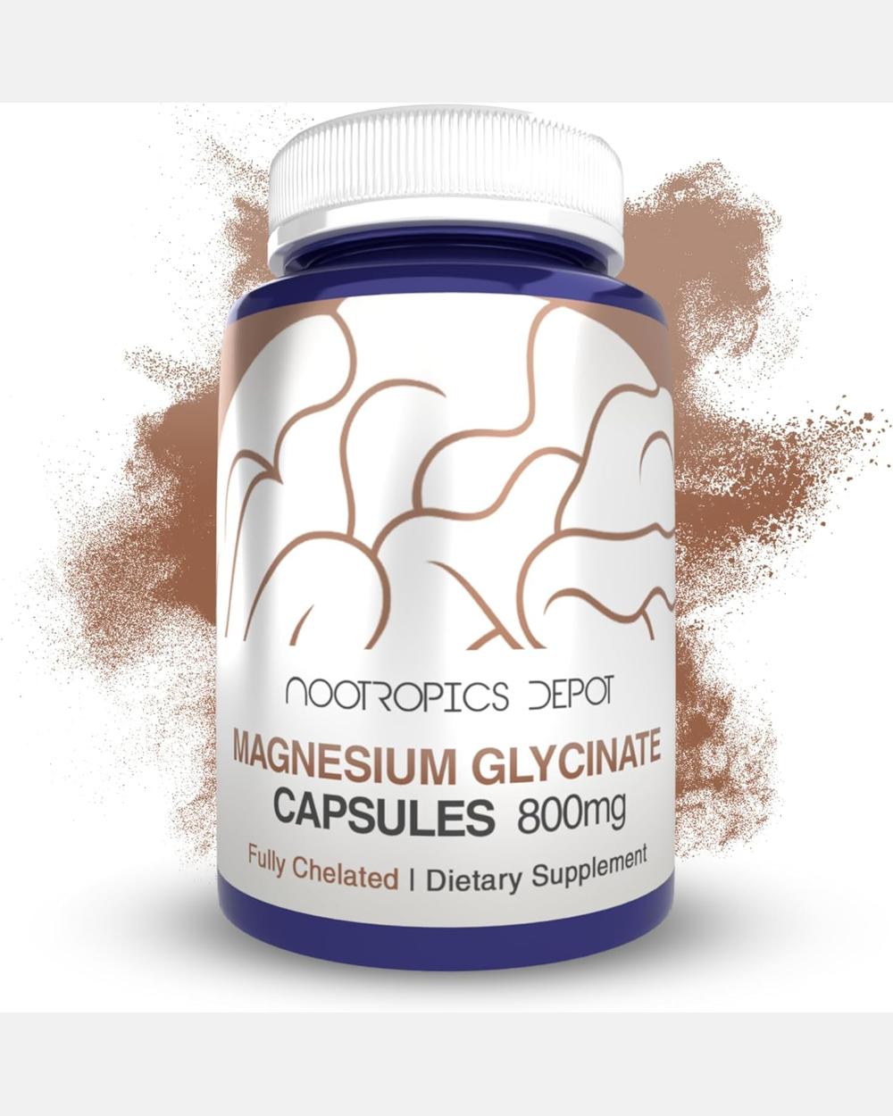 Magnesium Glycinate 180 Cápsulas | Nootropics Depot