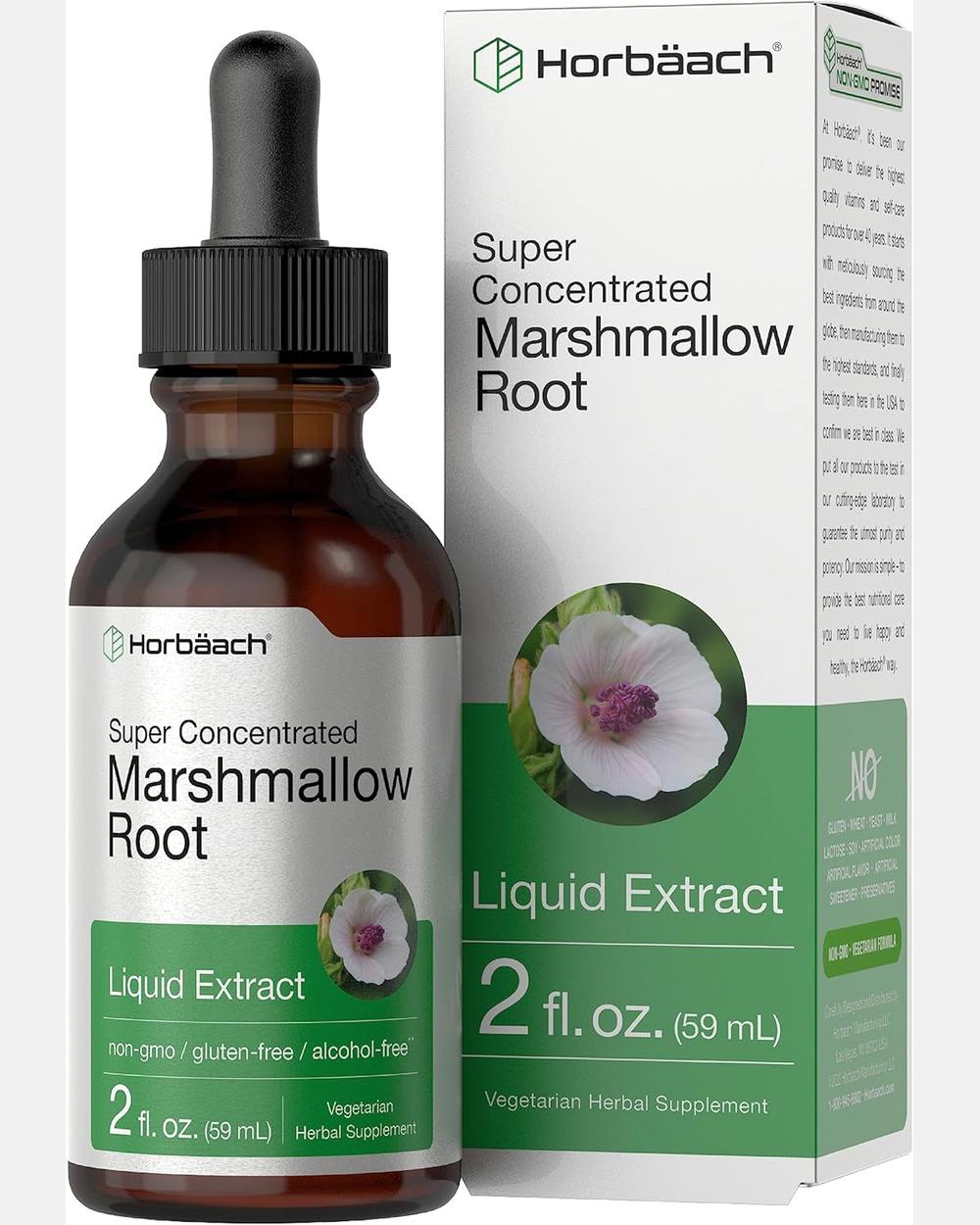 Marshmallow Root Extract 2 Oz Alcohol Free – Horbaach