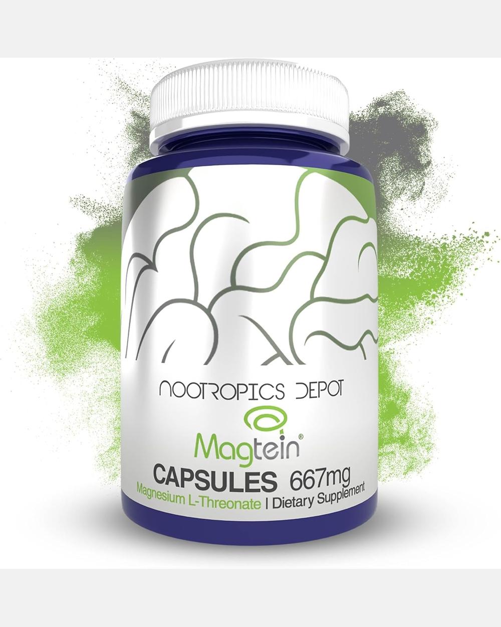 Magtein Magnesium L-Threonate 90 Caps | Nootropics Depot