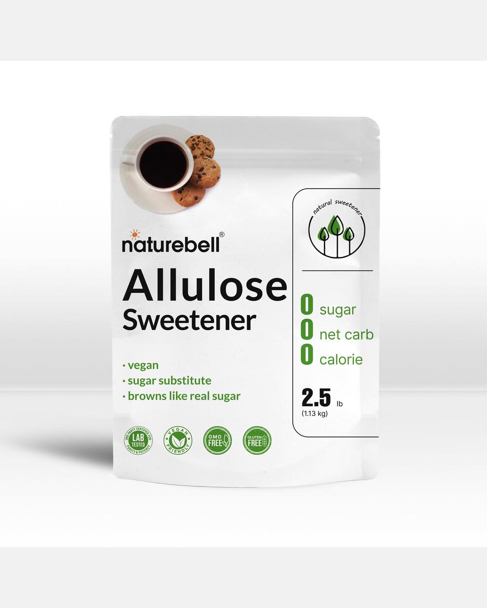 Endulzante de Alulosa - 0 Calorías, 0 Azúcar, 0 Carbohidratos Netos - NatureBell