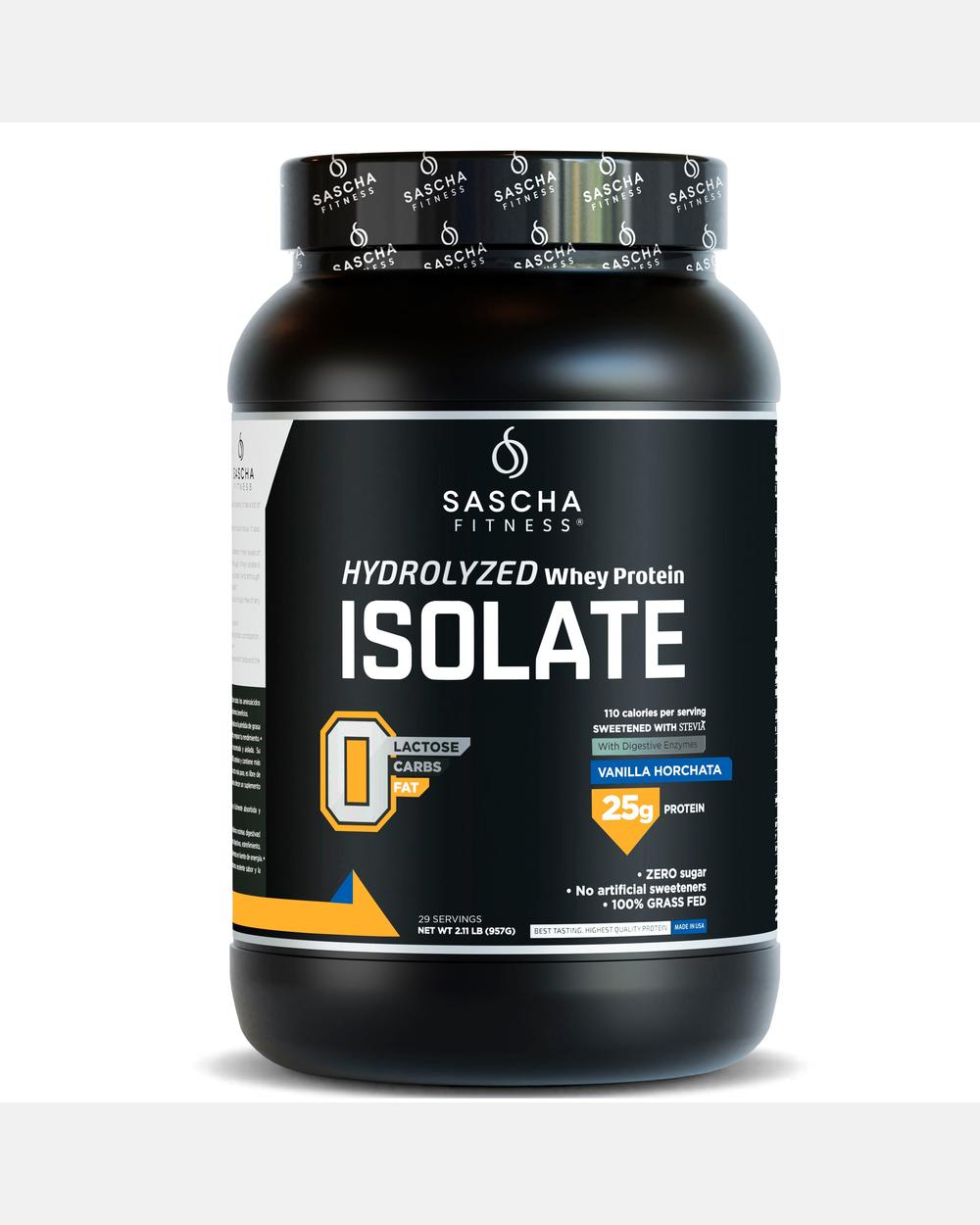 Whey Protein Isolate Vanilla Horchata – Sascha Fitness