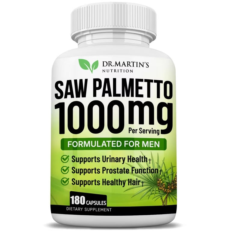 Saw Palmetto 1000 mg - Dr Martins Nutrition ⚡