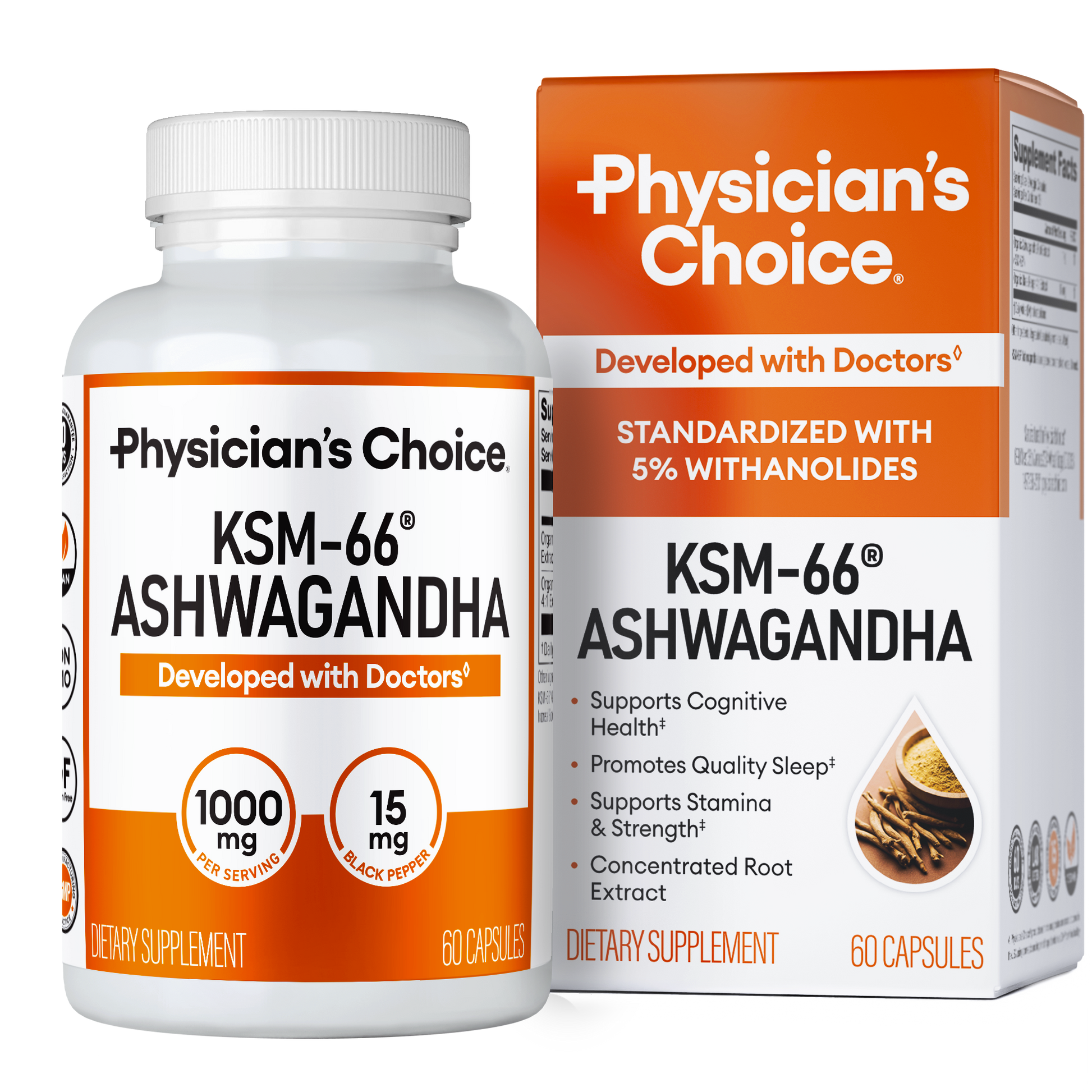 Ashwagandha KSM-66 - Physician's Choice