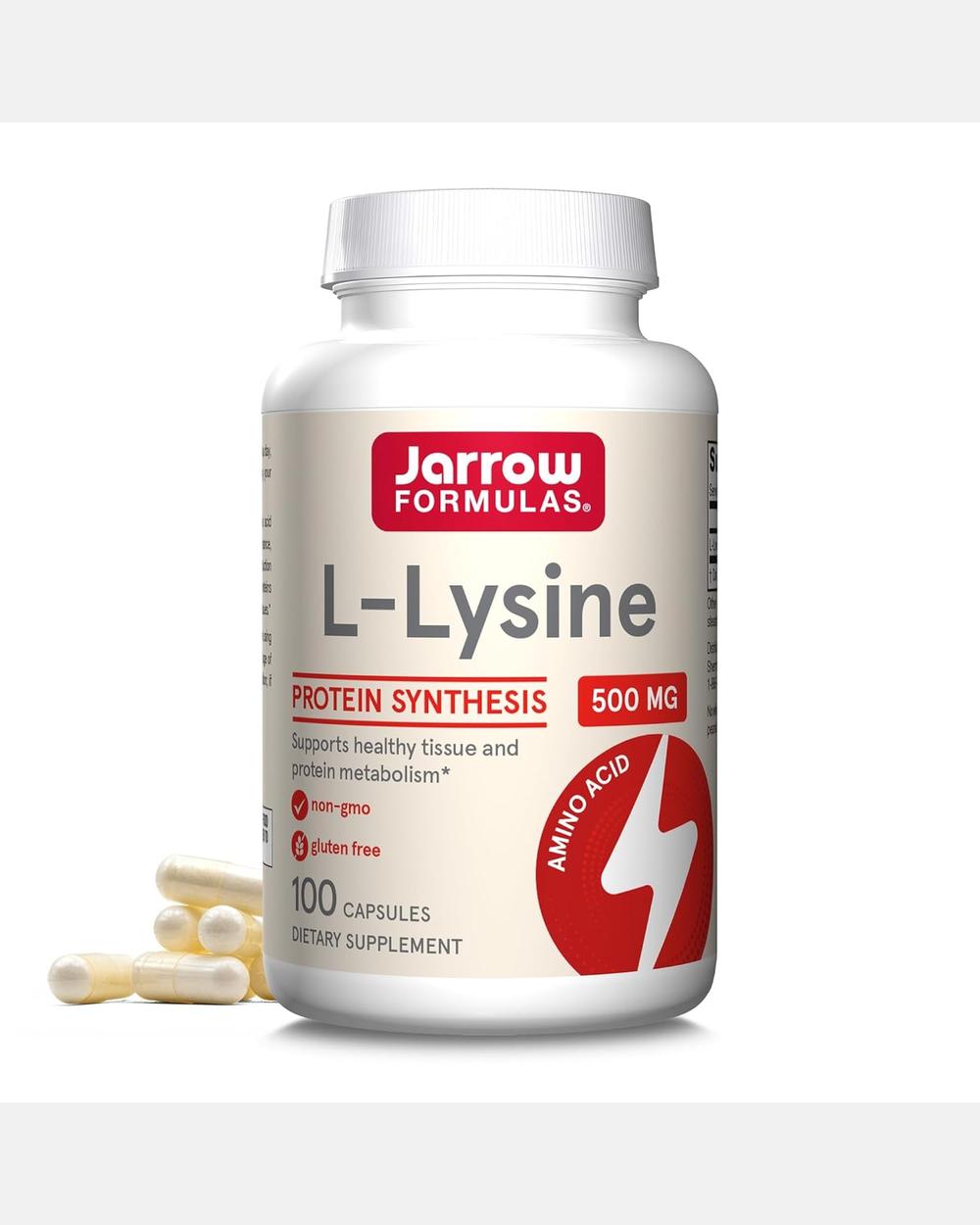 L-Lysine 500 mg | 100 cápsulas - Jarrow Formulas