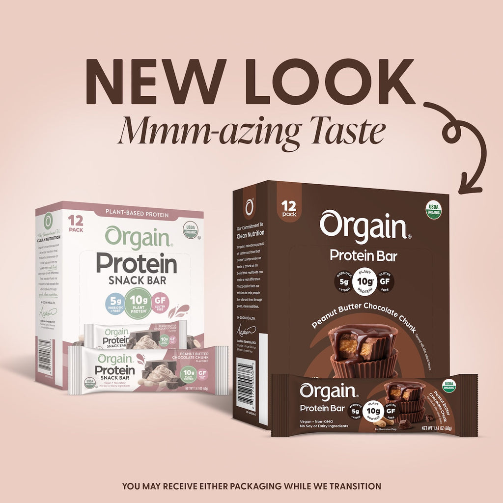 Barra de Proteína Orgánica Mantequilla de Maní y Trozos de Chocolate - Orgain