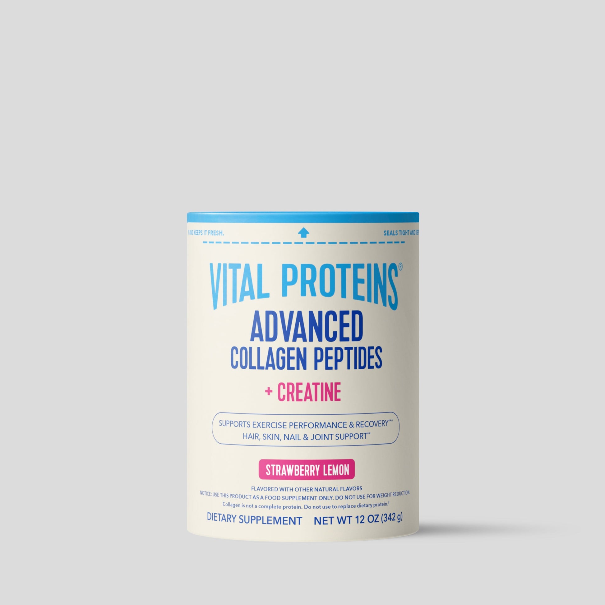 Péptidos de Colágeno Avanzados + Creatina - Fresa y Limón - Vital Proteins