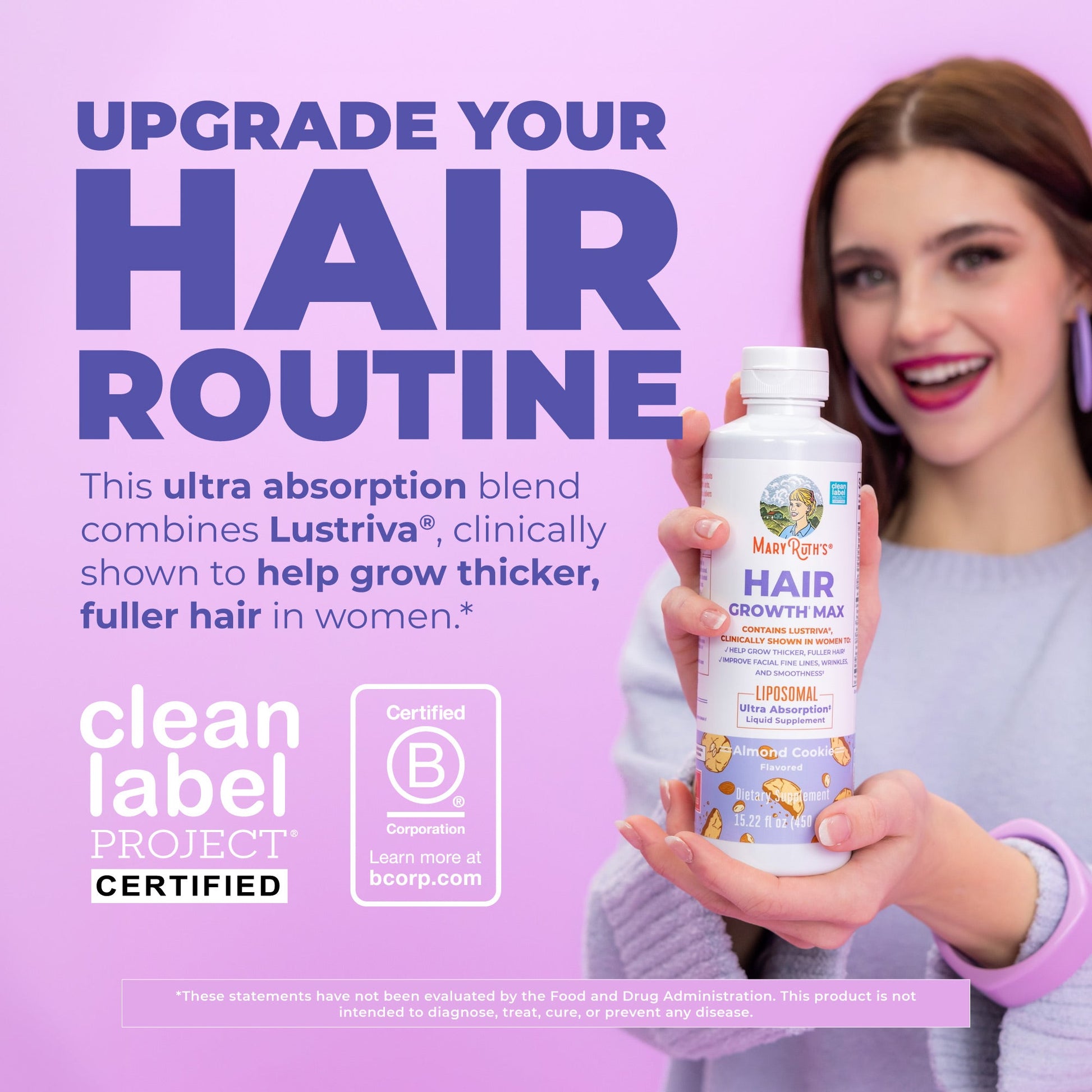 Crecimiento Capilar Max Liposomal - MaryRuth Organics