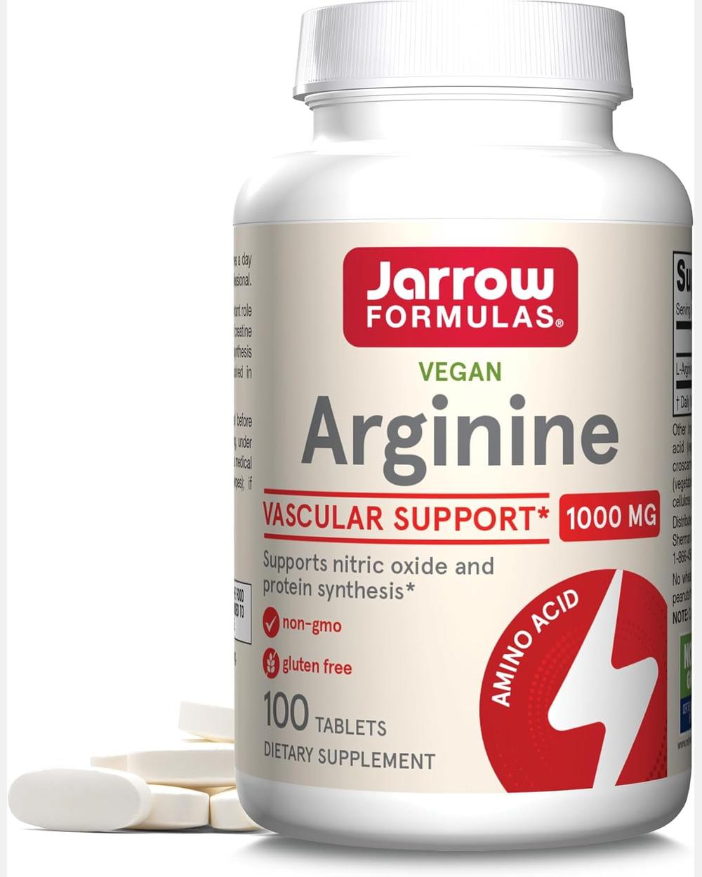 Arginine 1000 mg | 100 tabletas - Jarrow Formulas