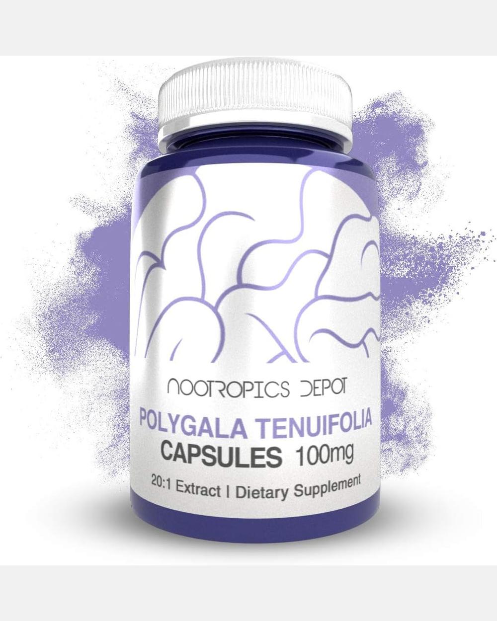 Polygala Tenuifolia 100mg 90 Cápsulas - Nootropics Depot