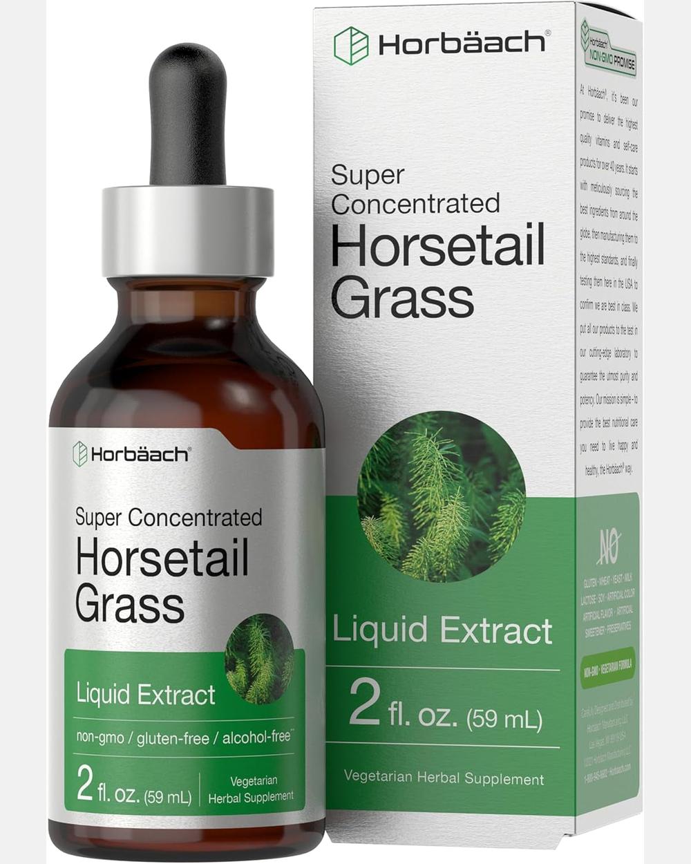 Horsetail Herb Extract – Extracto Concentrado de Cola de Caballo, Sin Alcohol – Horbaach