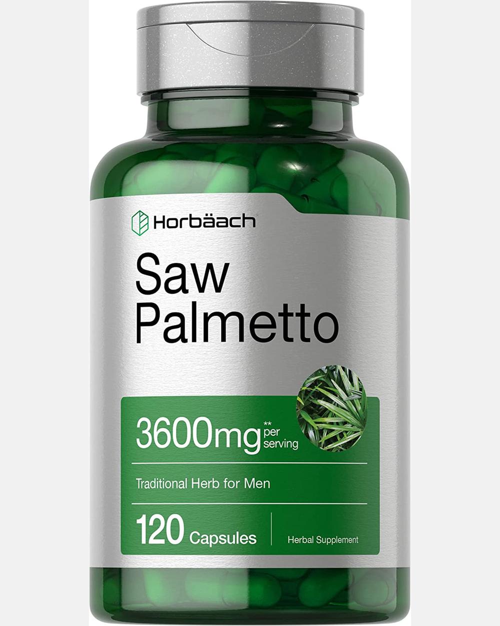 Saw Palmetto Extract 120 cápsulas – Extracto de Serenoa Repens de alta potencia - Horbaach