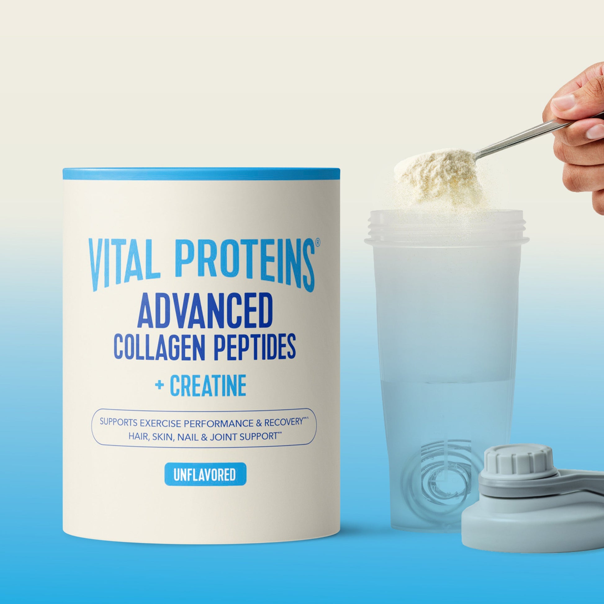 Péptidos de Colágeno Avanzados + Creatina - Sin Sabor - Vital Proteins