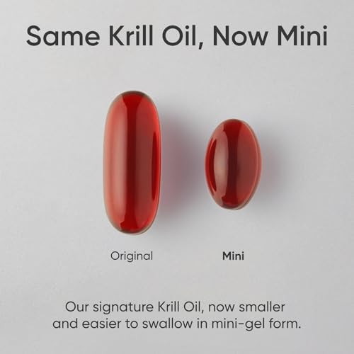 Sports Research® Antarctic Omega-3 Krill Oil 500mg, 120 Count Mini-Softgels|B07H8M85WC