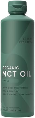 Sports Research® Organic Coconut MCT Oil Powder, Unflavored (10.6oz)|B06XRKBD7X