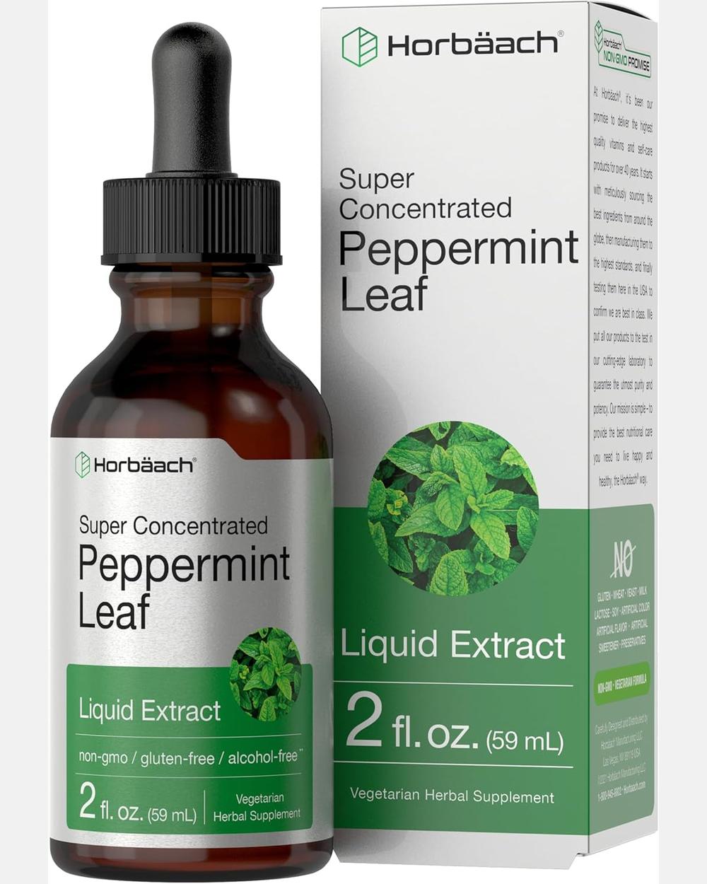 Peppermint Leaf Extract Líquido 2oz – Horbaach