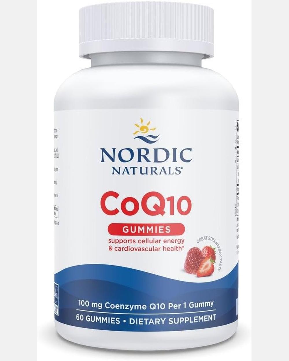 CoQ10 Gummies 100mg 60 Nordic Naturals