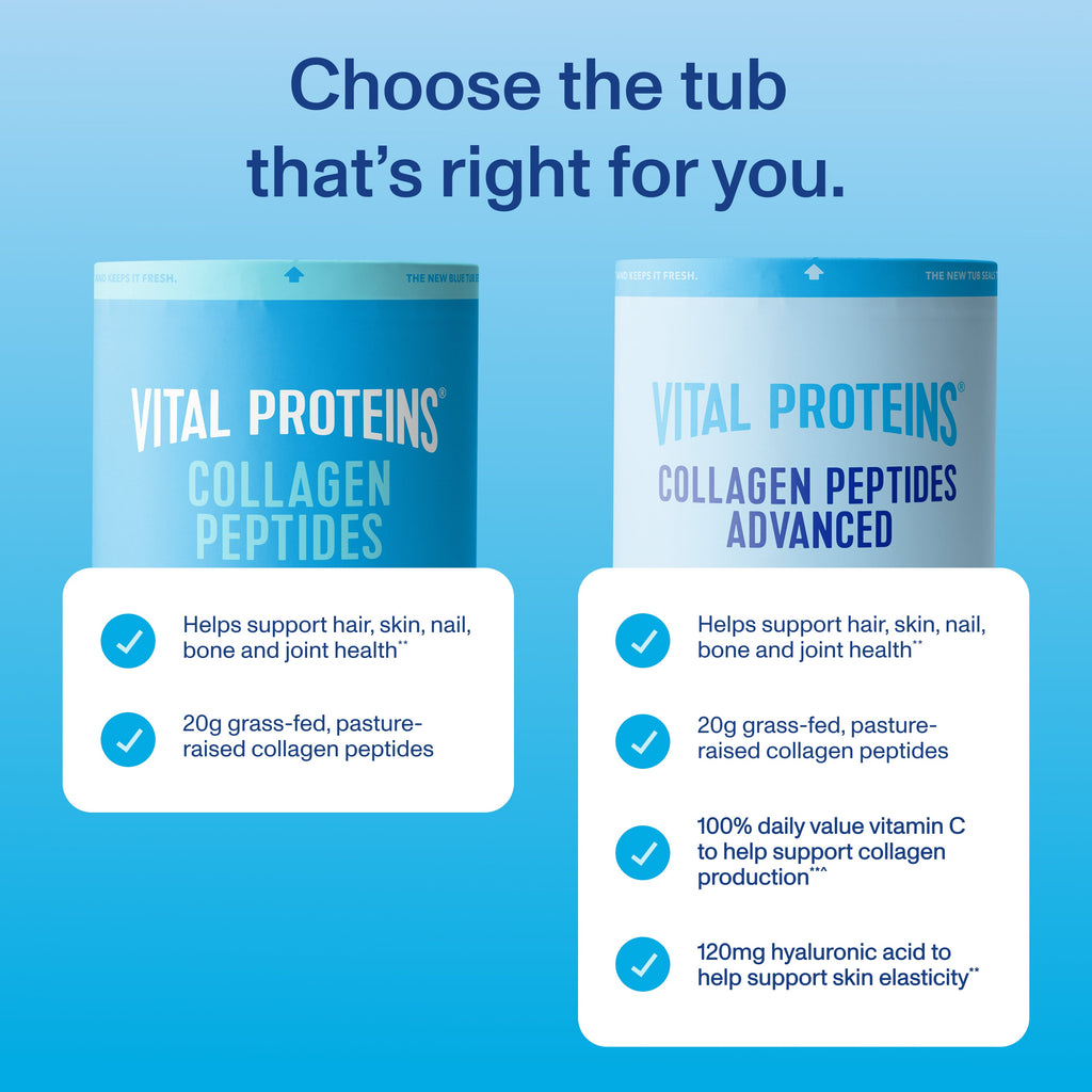 Péptidos de Colágeno Avanzados - con Ácido Hialurónico y Vitamina C - Vital Proteins