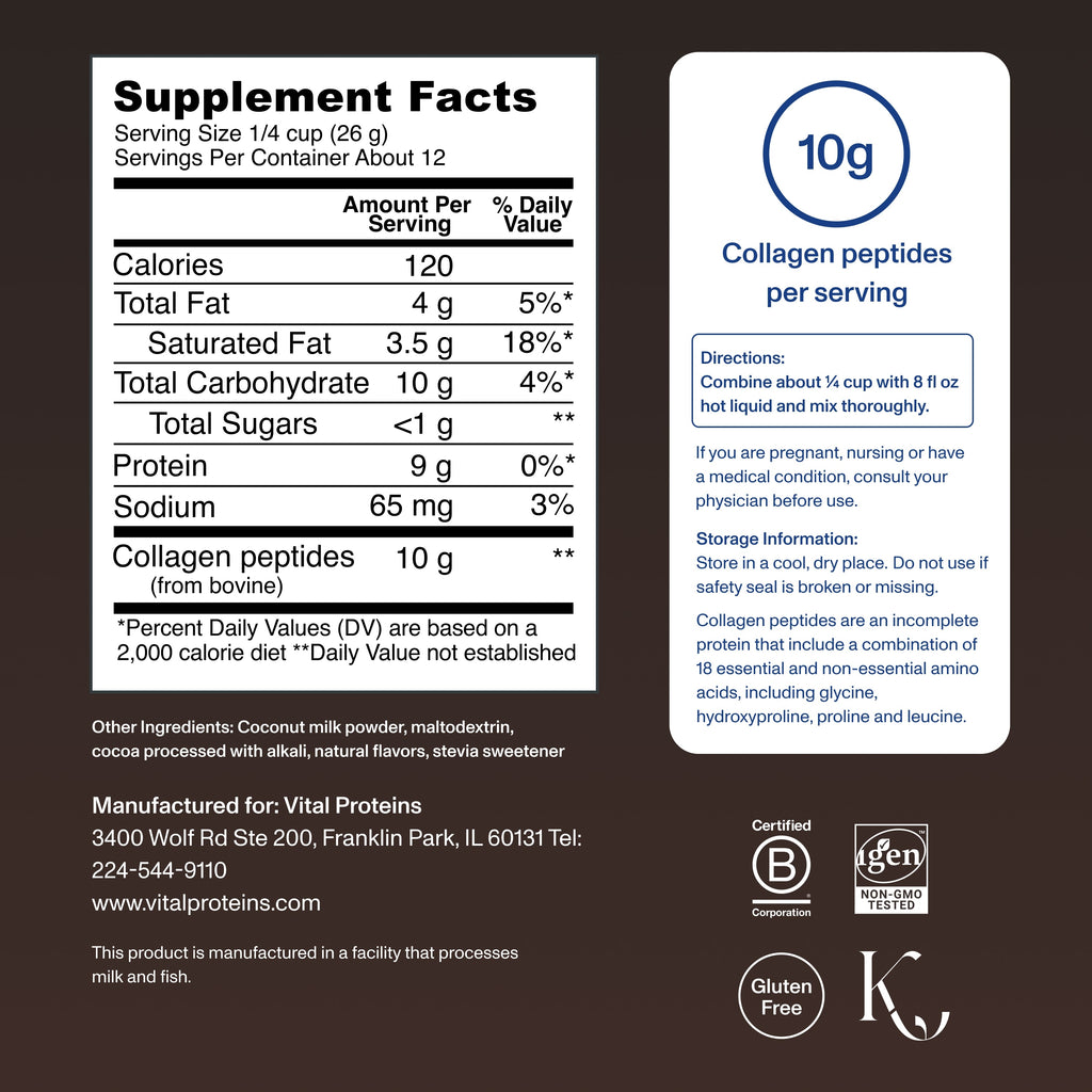 Crema de Colágeno Moka - Vital Proteins