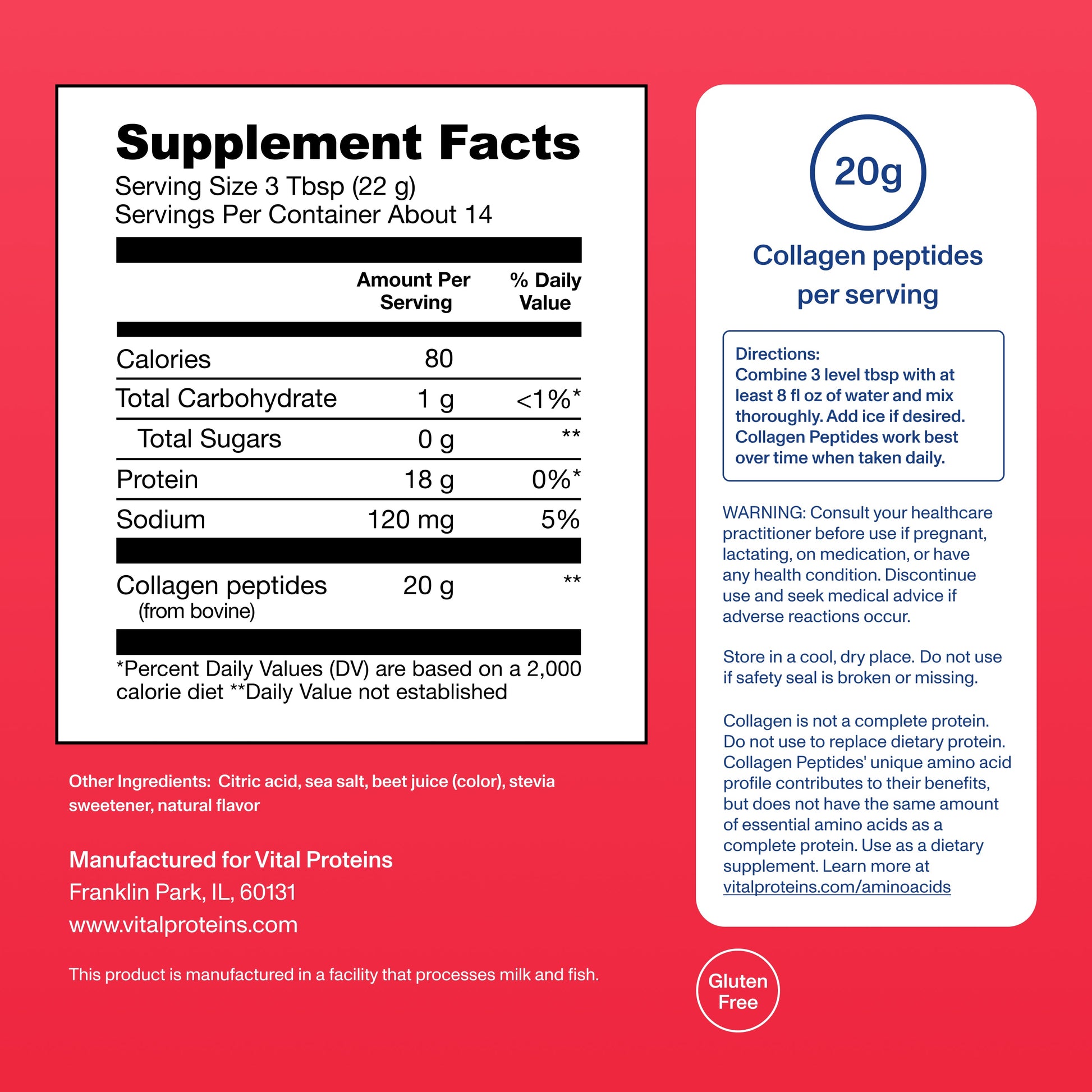 Péptidos de Colágeno Paleta Helada - Edición Limitada - Vital Proteins