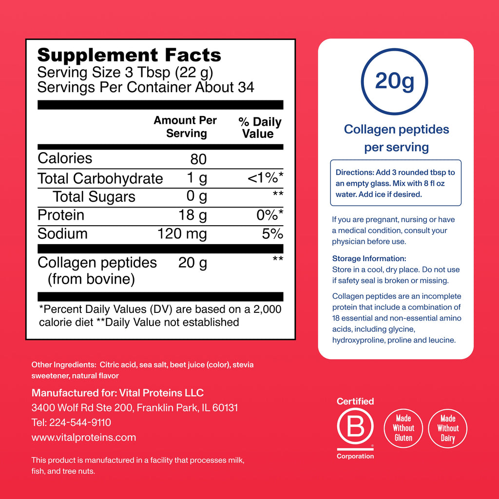 Péptidos de Colágeno Paleta Helada - Edición Limitada - Vital Proteins