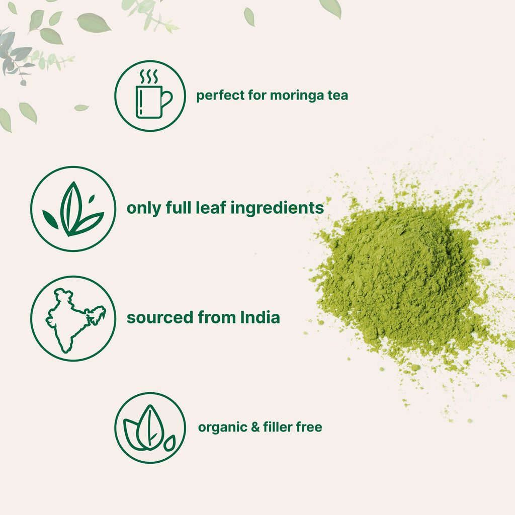 Polvo de Hoja de Moringa Orgánica - Micro Ingredients
