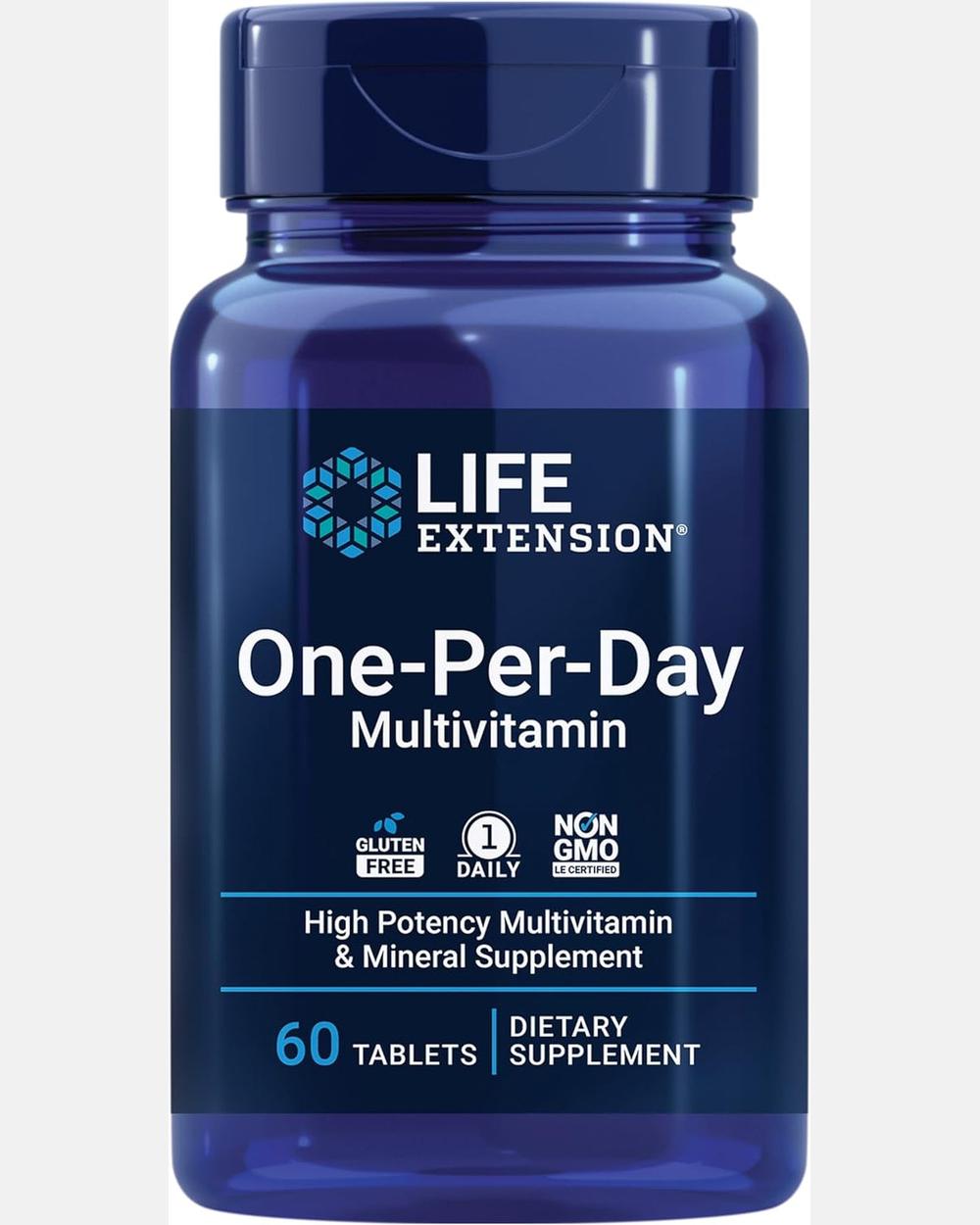 One-Per-Day Multivitamin 60 Tabs Life Extension