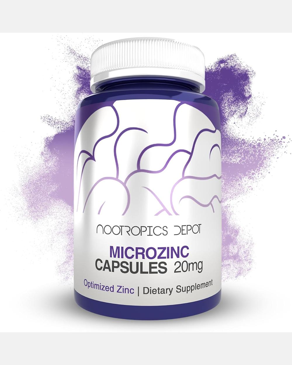 Microzinc 20mg 30 Cápsulas | Zinc Optimizado - Nootropics Depot