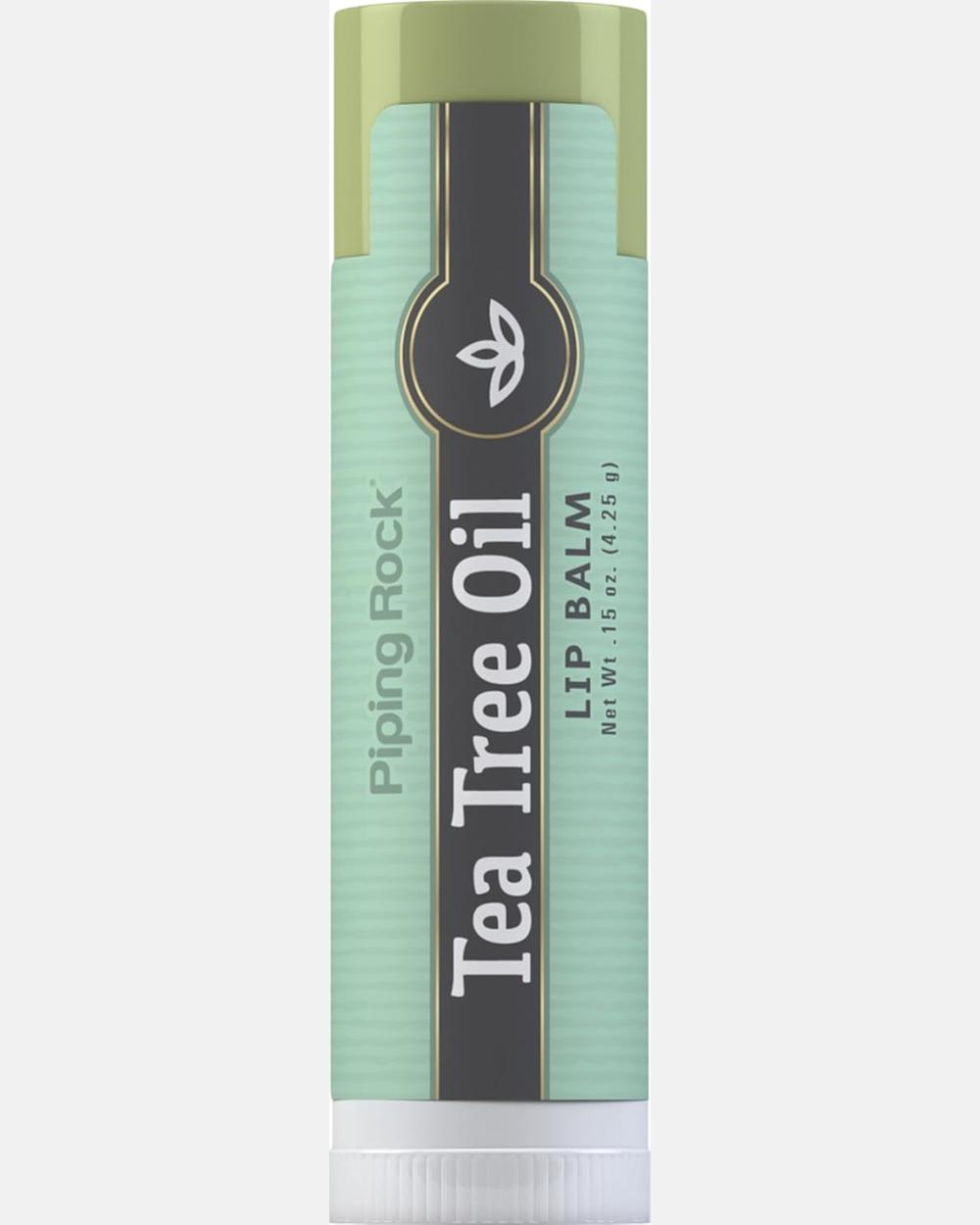 Tea Tree Oil Lip Balm | 0.15 oz | Bálsamo labial hidratante - Piping Rock