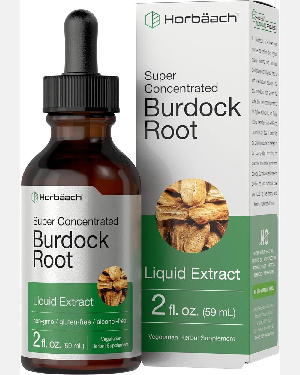 Burdock Root Extract 2oz Líquido – Horbaach