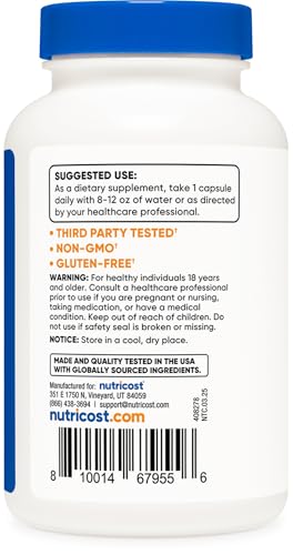 Nutricost Vitamin B6 (Pyridoxine HCl) 100mg, 240 Capsules|B01IJ32F34