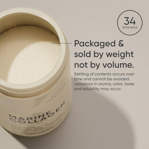 Sports Research® Wild-Caught Marine Collagen Peptides Powder, 34 Servings|B01M04S6JO