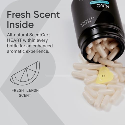 Sports Research® Vegan NAC (N-Acetyl Cysteine) 600mg, 90 Veggie Caps|B0BB5W867H
