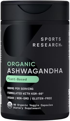 Sports Research® Ashwagandha w/Coconut MCT Oil, 60 Softgels|B0CTYQT78S