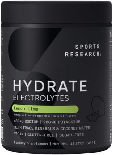 Sports Research® Hydrate Electrolytes, 16 Variety Packets|B0CTLS64RQ