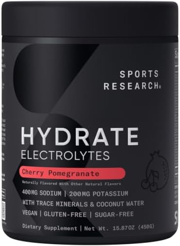 Sports Research® Hydrate Electrolytes, 16 Variety Packets|B0CTLS64RQ
