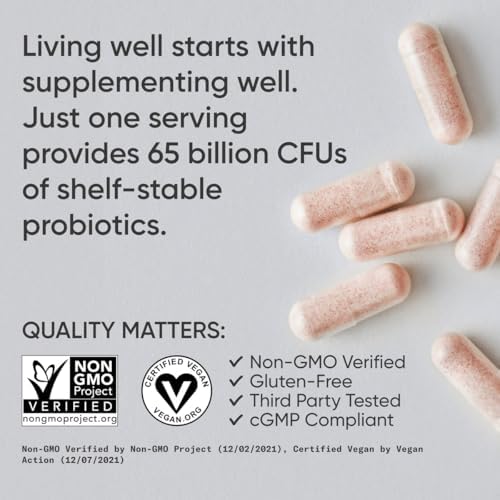 Sports Research® Women's Probiotics 65 Billion CFU w/Prebiotics, 30 Count|B09MCBPGCJ
