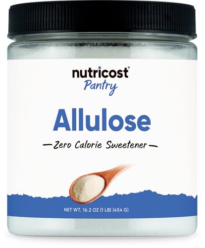 Nutricost Allulose Sweetener (1 LB) - KETO Sugar, 0 Calorie, Low Carb, Natural Sugar Alternative, Crystalline Powder|B07VLPB3NY