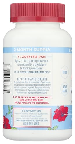Kids Magnesium Citrate Gummies by MaryRuth's | 2 Month Supply | Sugar Free | Calm Magnesium Gummies for Kids 2+ | Bone Health | Calcium Absorption | Essential Mineral | Vegan | 60 Count|B0B1KJ6SGS