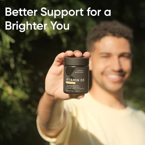 Sports Research® Vitamin D3 1000iu/25mcg with Coconut Oil, 360 Softgels|B01D0Q6ERS