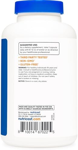 Nutricost Tart Cherry Extract 3000mg Equivalent (from 300mg of 10:1 Extract), 240 Vegetarian Capsules - Gluten Free, Non-GMO|B07TD6KJS3