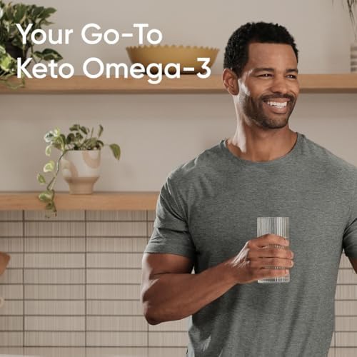 Sports Research® Keto Omega-3 Fish Oil 1400mg, 120 Softgels|B07NXYCNQN