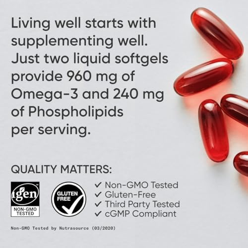 Sports Research® Total Omega-3 Fish Oil 2200mg w/Astaxanthin, 120 Count|B083G9K6M5