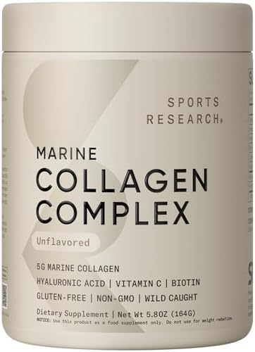 Sports Research® Marine Collagen Peptides Dark Chocolate (15oz)|B0CF44LHB9