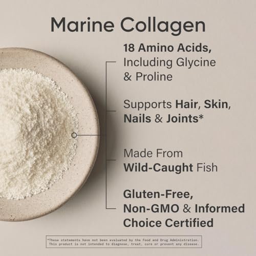 Sports Research® Wild-Caught Marine Collagen Peptides Powder, 34 Servings|B01M04S6JO