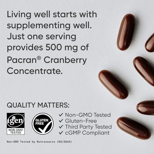 Sports Research® Cranberry Fruit Complex 500mg, 90 Softgels|B018WPVDIC