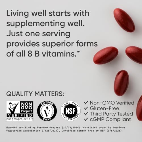 Sports Research® Vitamin B-Complex, 120 Count Plantgels™|B0CVNPVWNQ
