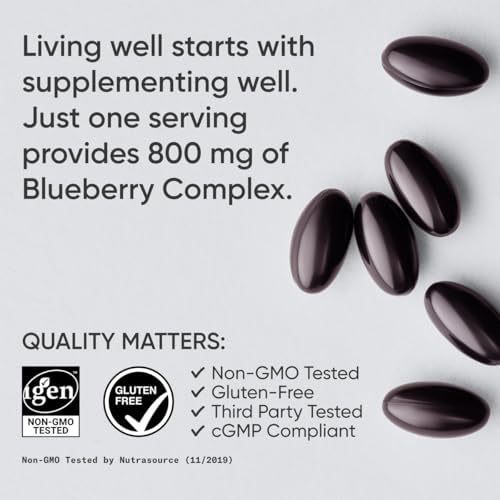 Sports Research® Blueberry Fruit Complex 800mg, 60 Softgels|B00TP4PYRG